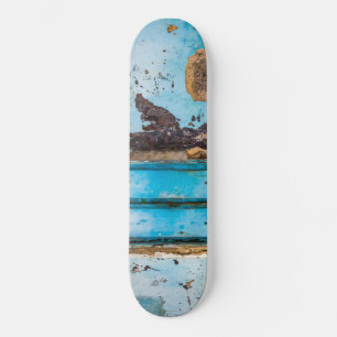 Skateboard Mur bleu et porte