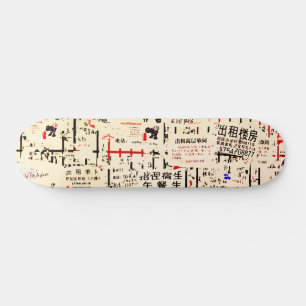 Skateboard Mur de panneau publicitaire déchiré
