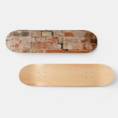 Skateboard Mur en brique fissurée (Horz)