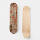 Skateboard Mur en brique fissurée (Recto)