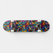 Skateboard Mur Graffiti (Horz)