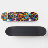 Skateboard Mur Graffiti (Horz)