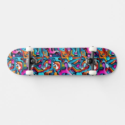 Skateboard Mur Graffiti (Horz)