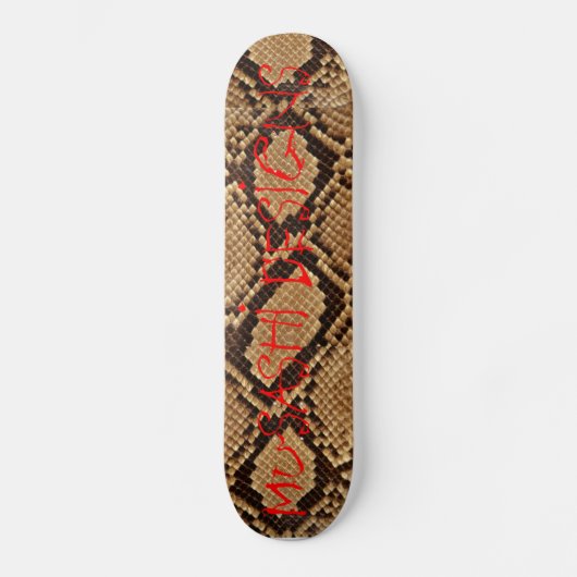 Skateboard Musashi conçoit la peau de serpent (Recto)