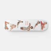 Skateboard Musashi conçoit le pin-up (Horz)