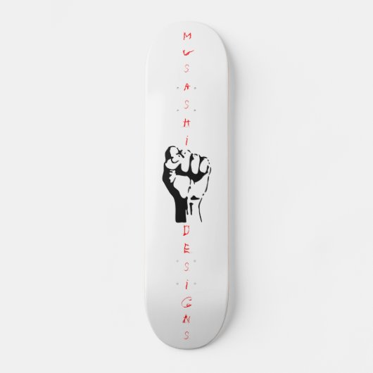 Skateboard Musashi conçoit le poing (Recto)