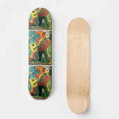 SKATEBOARD MUSIQUE ABSTRAITE (Recto)