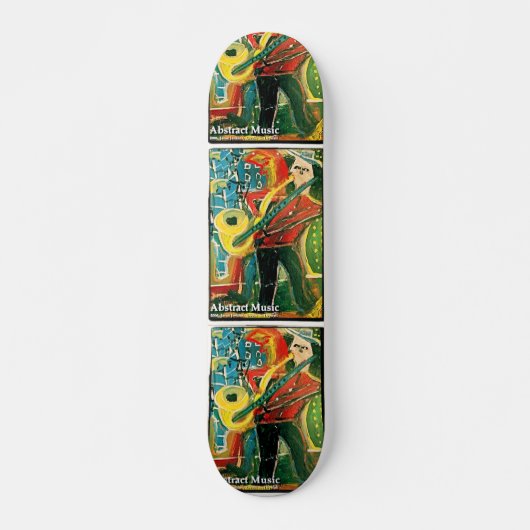 SKATEBOARD MUSIQUE ABSTRAITE (Devant)