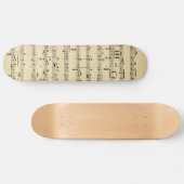 Skateboard Musique Antique Sheet (Horz)