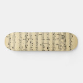 Skateboard Musique Antique Sheet (Horz)