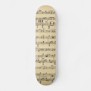 Skateboard Musique Antique Sheet