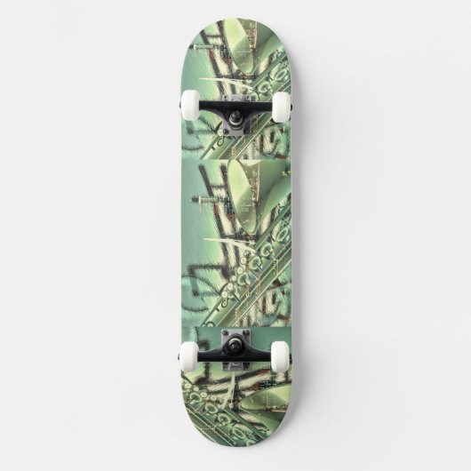 Skateboard Musique Notes de Saxophone Professeur Destinée Ins (Recto)