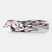 Skateboard Mustang argenté et noir (Horz)