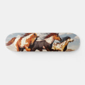 Skateboard Mustangs galopants (Horz)