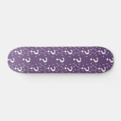 Skateboard Mystère question marque énigme puzzle violet (Horz)