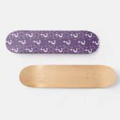Skateboard Mystère question marque énigme puzzle violet (Horz)