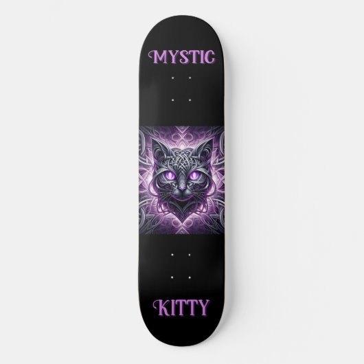 Skateboard Mystic Celtic Kitty (Recto)
