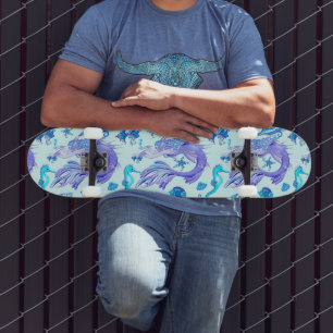 Skateboard Mystic Fairy Purple Créature Carreaux en céramique