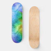 Skateboard Mystic Topaz Blue Glassy Texture (Recto)