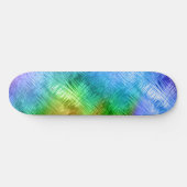 Skateboard Mystic Topaz Blue Glassy Texture (Horz)