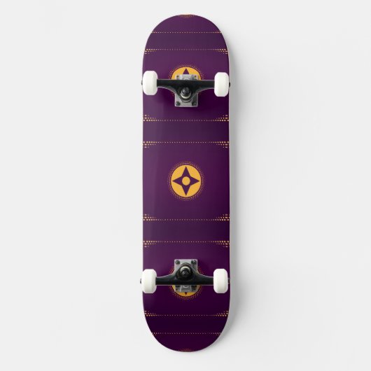 Skateboard Mystique pourpre (Recto)