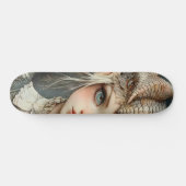 Skateboard Mythologique Dragon Nymph Girly Skate Deck (Horz)