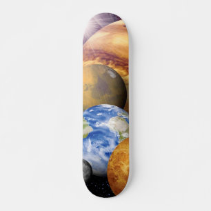 Skateboard NASA JPL Système solaire Planètes Montage Photos s