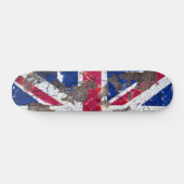 Skateboard Nations affligées - Royaume-Uni (planche à (Horz)