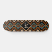 Skateboard Native American Pattern Indian Culture Boho Style (Horz)