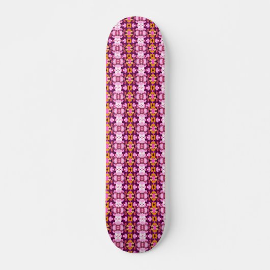 SKATEBOARD NATURES FLEURS JARDIN D'ART (Devant)
