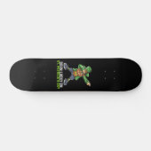 Skateboard Né Lucky Sur St Patrick's Day Dabbing Birthday (Horz)