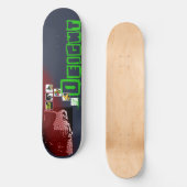 Skateboard Ne mangez pas le chat dans la moitié (Recto)