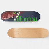 Skateboard Ne mangez pas le chat dans la moitié (Horz)