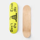 Skateboard Ne marchez pas sur moi la planche à roulettes de (Recto)