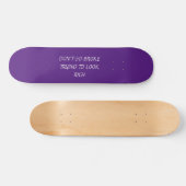 Skateboard NE PAS Patiner (Horz)