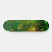 Skateboard Nébuleuse de gaz vert GL490 - Photo spatiale de la (Horz)