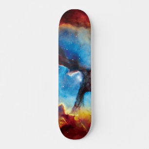 Skateboard Nébuleuse trifide photo colorée Hubble de l'espace