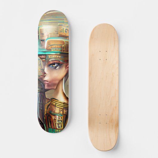 Skateboard Néfertiti (Recto)