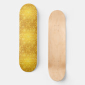 Skateboard Neige dorée (Recto)