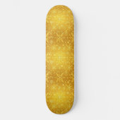 Skateboard Neige dorée (Recto)