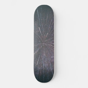 Skateboard neige par en dessous