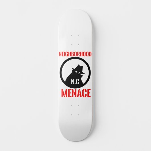 Skateboard Neighborhood Menace  (Recto)