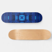 Skateboard Néon bleu (Horz)