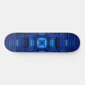 Skateboard Néon bleu (Horz)