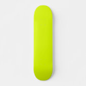 Skateboard Neon Chartreuse couleur solide | Couleur tendance (Devant)