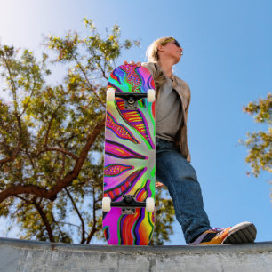 Skateboard Neon Coral Branch Skate