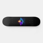 Skateboard Neon Firefly sur noir (Horz)