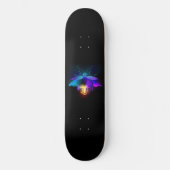 Skateboard Neon Firefly sur noir (Recto)