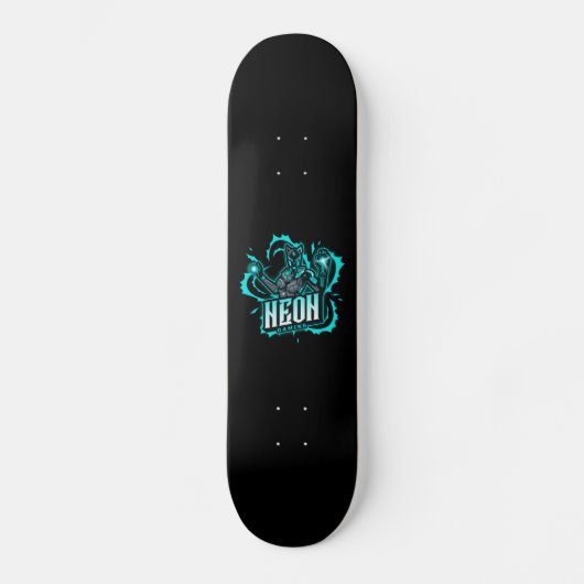 Skateboard Neon Gaming (Recto)
