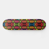 Skateboard Néon géométrique (Horz)
